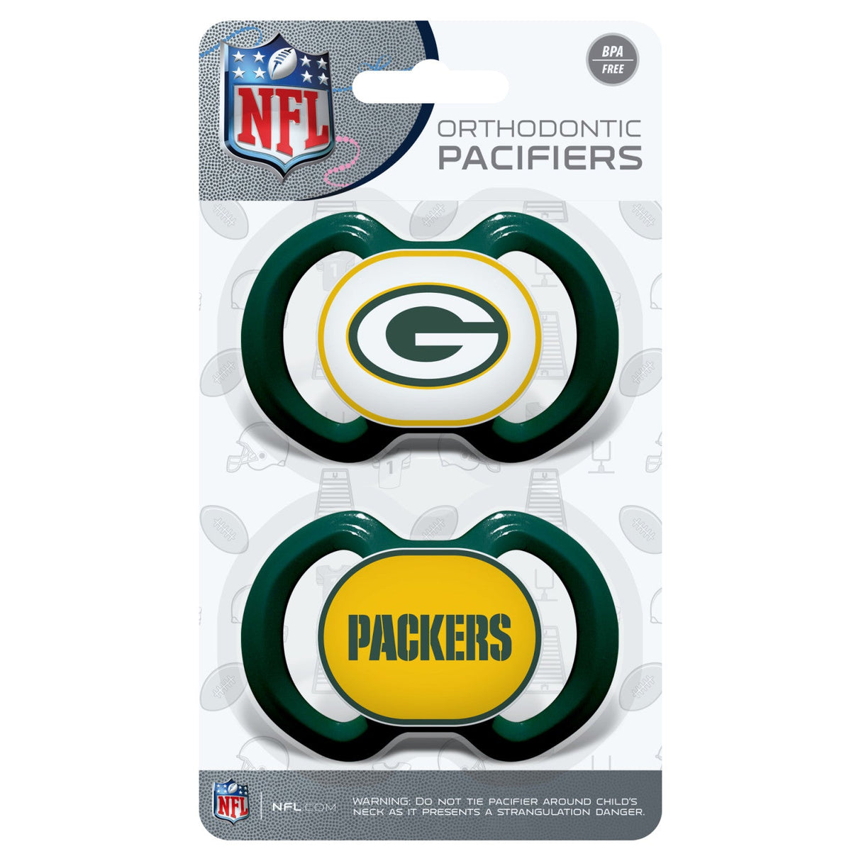 Green Bay Packers - Pacifier 2-Pack