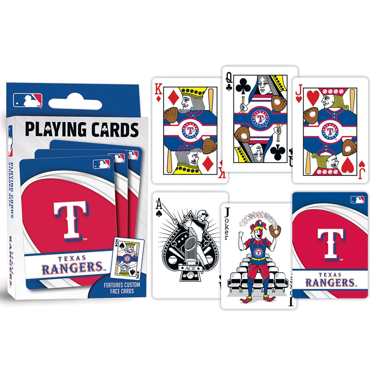 Texas Rangers Playing Cards - 54 Card Deck