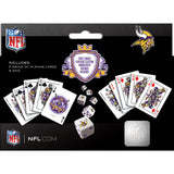 Minnesota Vikings - 2-Pack Playing Cards & Dice Set