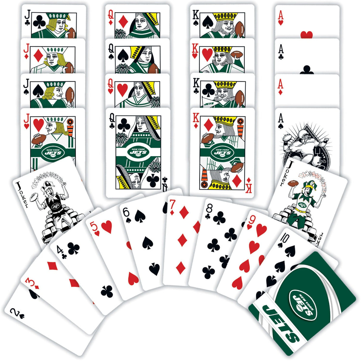 New York Jets Playing Cards - 54 Card Deck