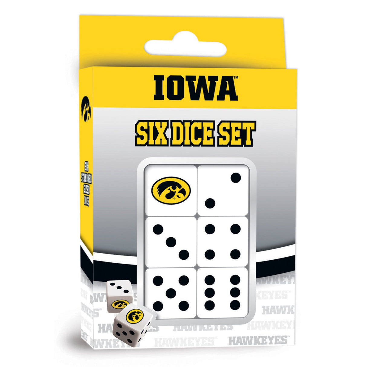 Iowa Hawkeyes Dice Set