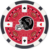 Atlanta Falcons 100 Piece Poker Chips