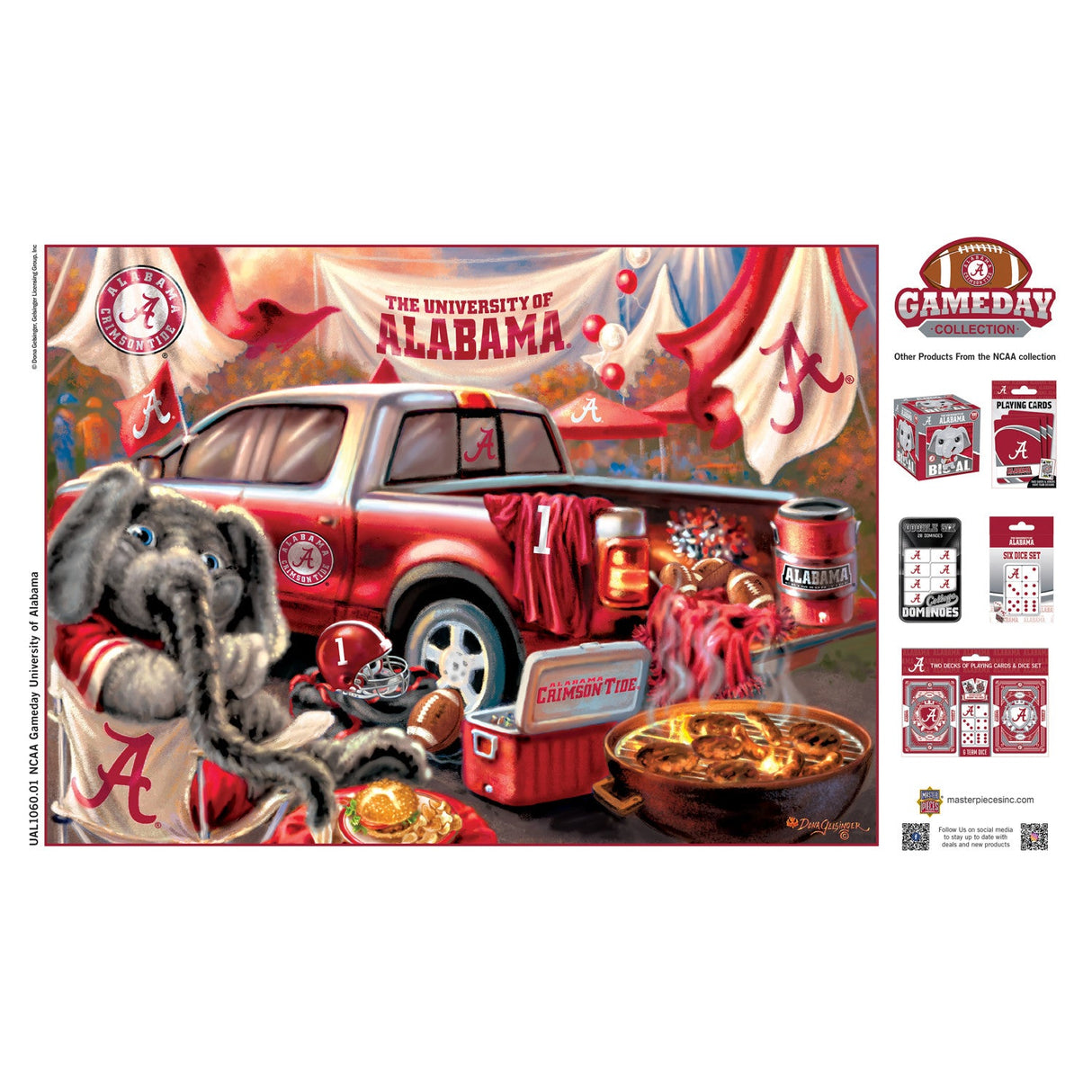 Alabama Crimson Tide - Gameday 1000 Piece Jigsaw Puzzle