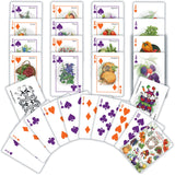 Farmer's Almanac - Fruits, Vegetables, & Herbs Playing Cards - 54 Card Deck