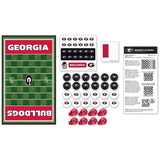 Georgia Bulldogs Checkers Board Game