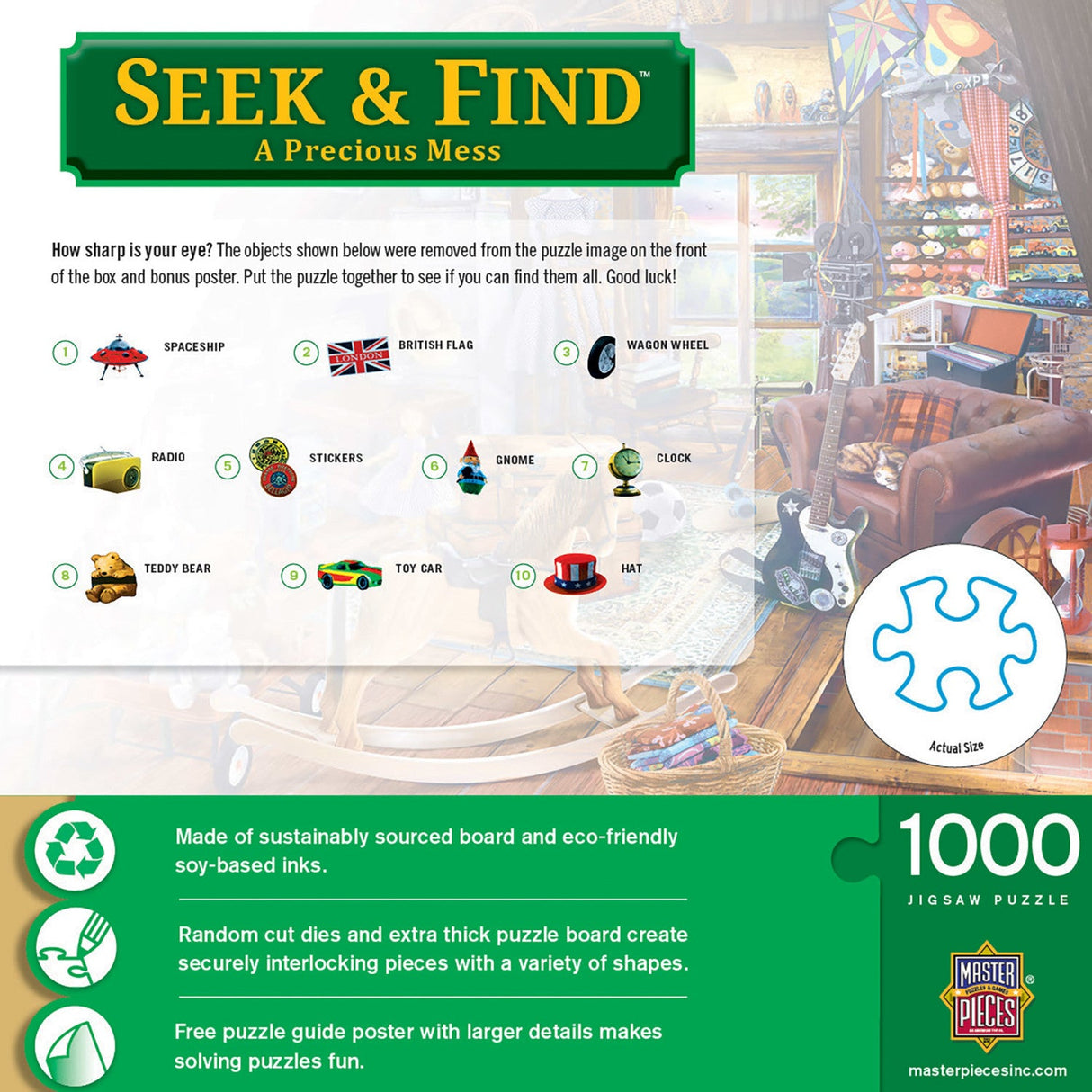 Seek & Find - A Precious Mess 1000 Piece Jigsaw Puzzle