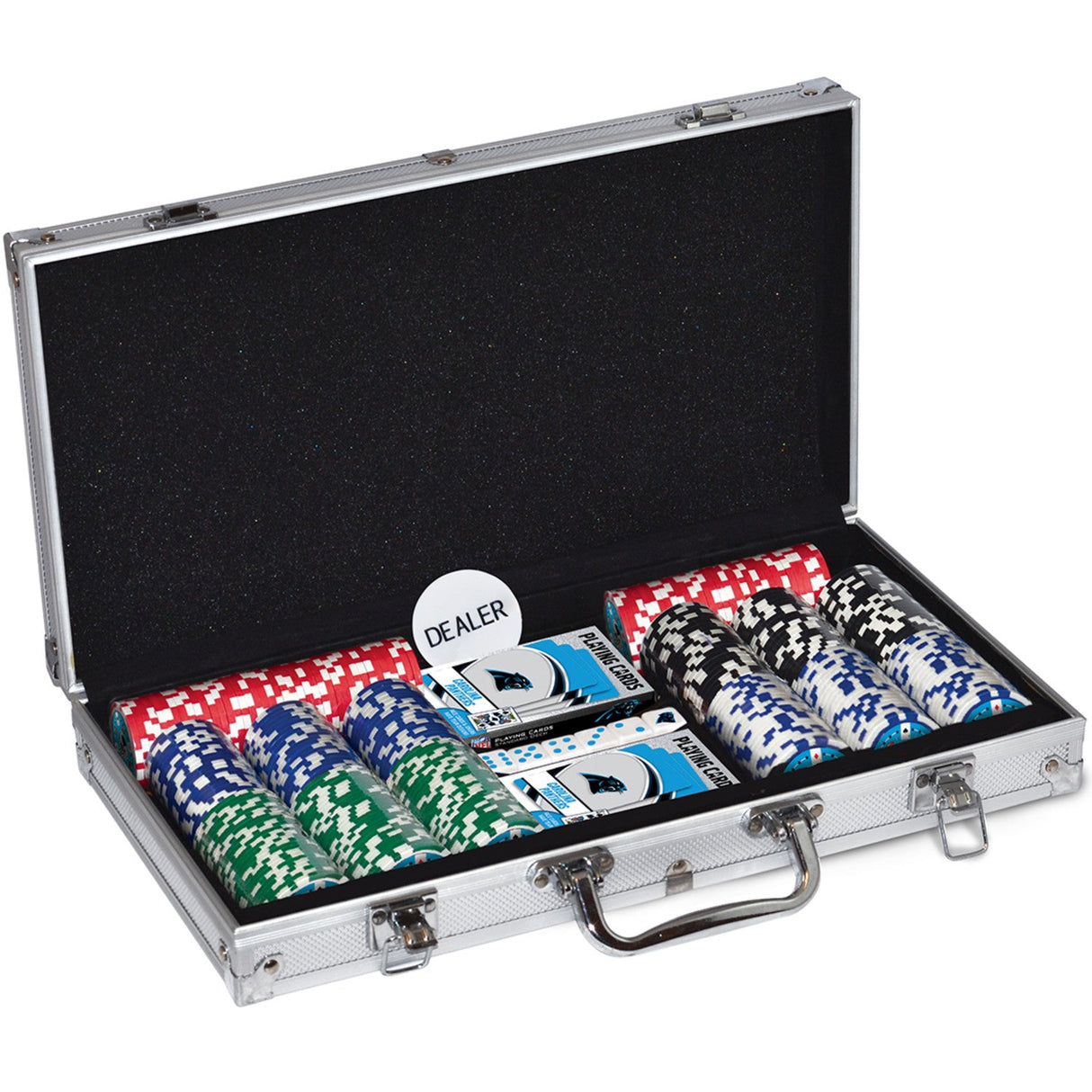 Carolina Panthers 300 Piece Poker Set