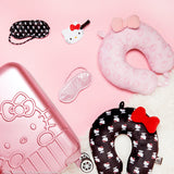 Hello Kitty Travel Neck Pillow Black & Red