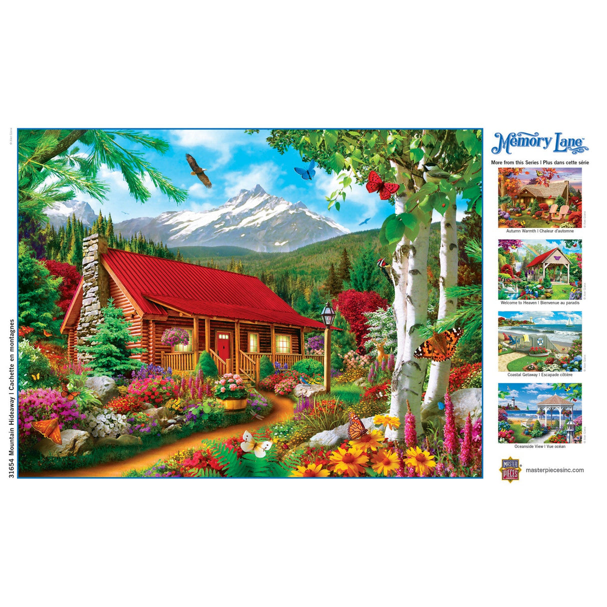 Memory Lane - Mountain Hideaway 300 Piece EZ Grip Jigsaw Puzzle