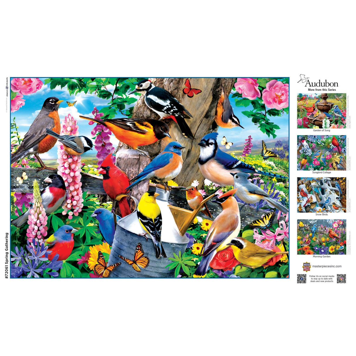 Audubon - Spring Gathering 1000 Piece Jigsaw Puzzle