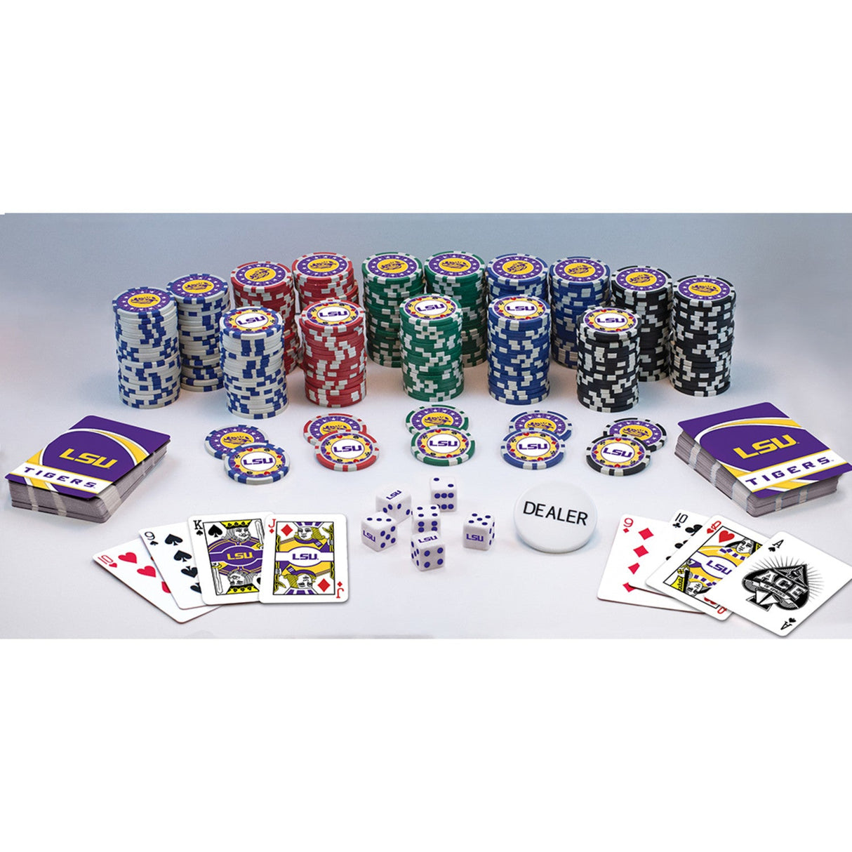 LSU Tigers 300 Piece Poker Set