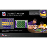 Minnesota Vikings Checkers Board Game