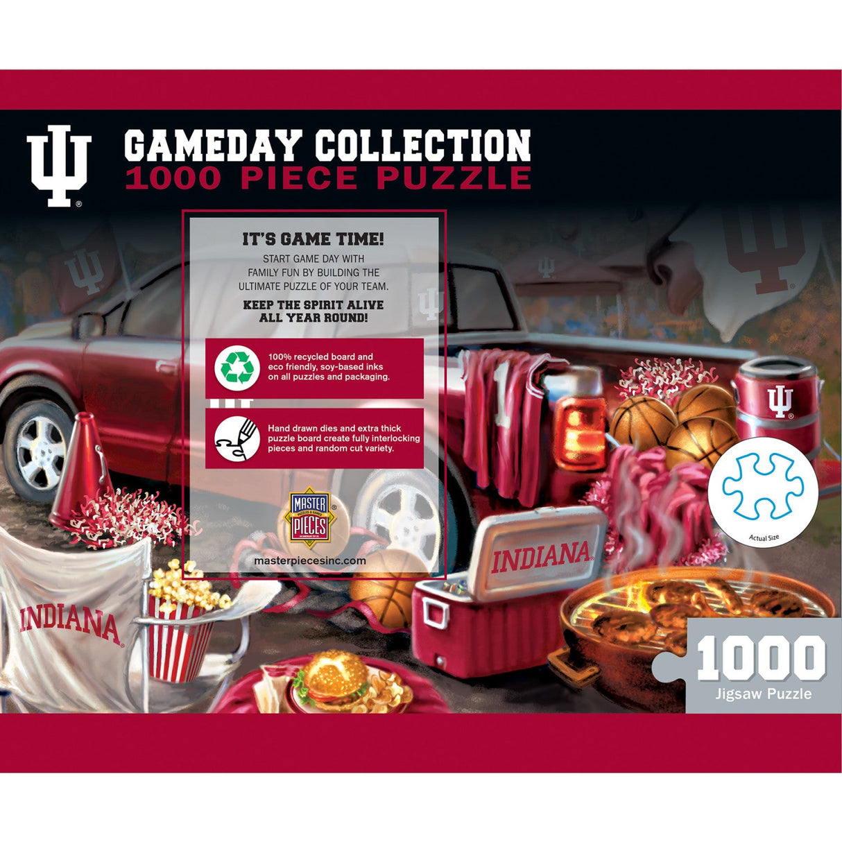 Indiana Hoosiers - Gameday 1000 Piece Jigsaw Puzzle