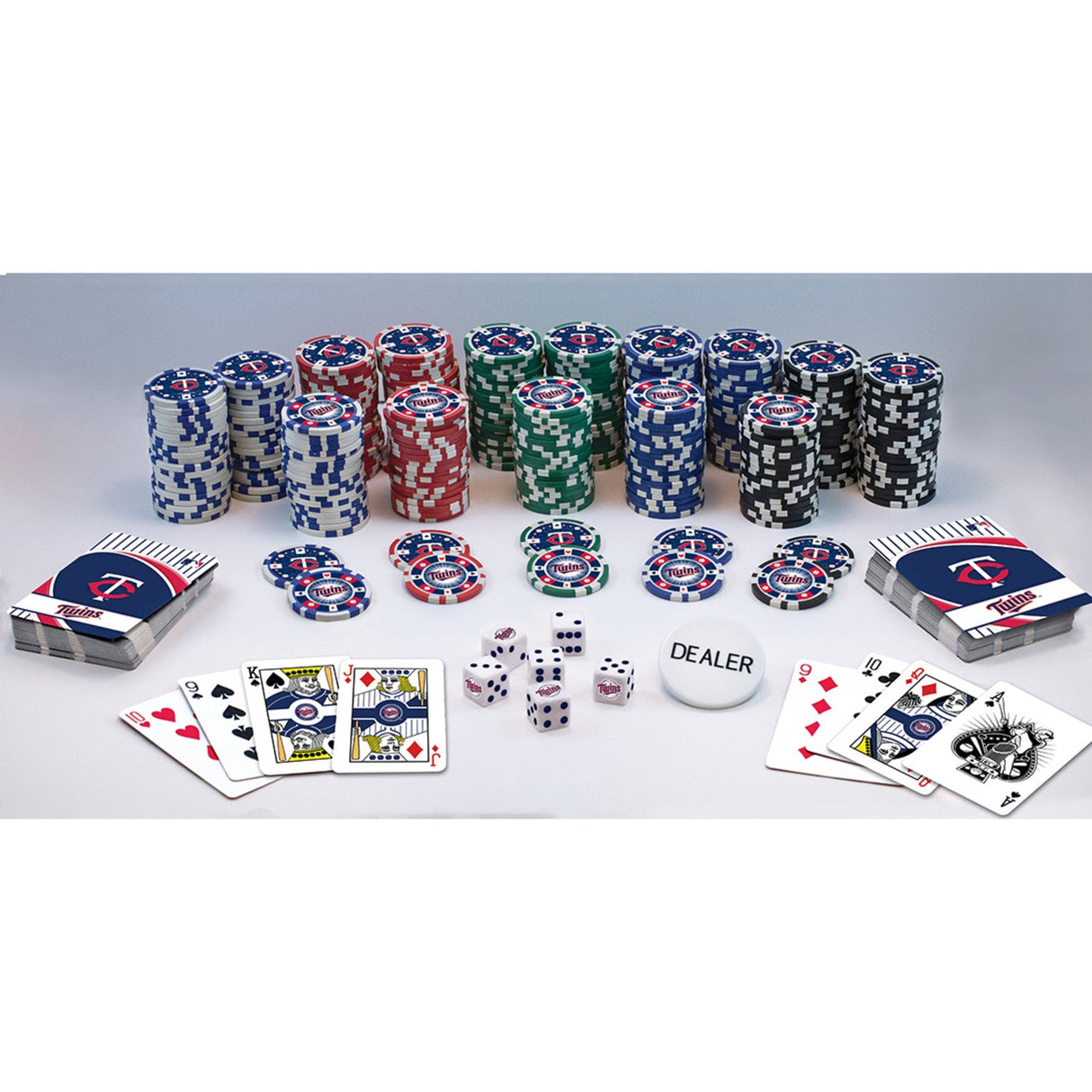 Minnesota Twins 300 Piece Poker Set