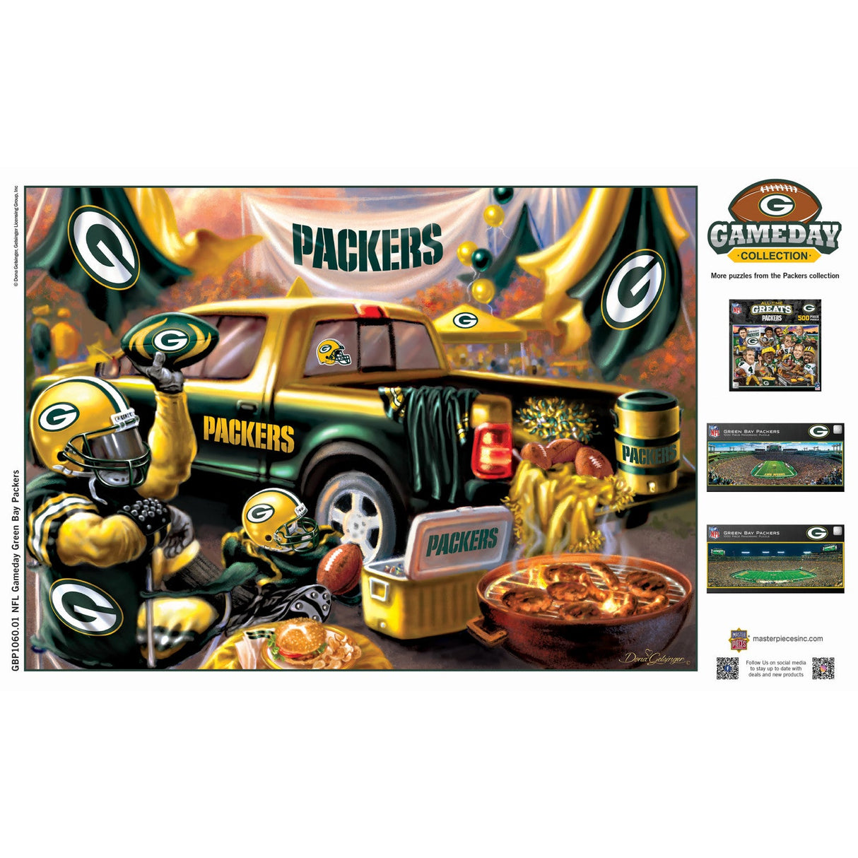 Green Bay Packers - Gameday 1000 Piece Jigsaw Puzzle