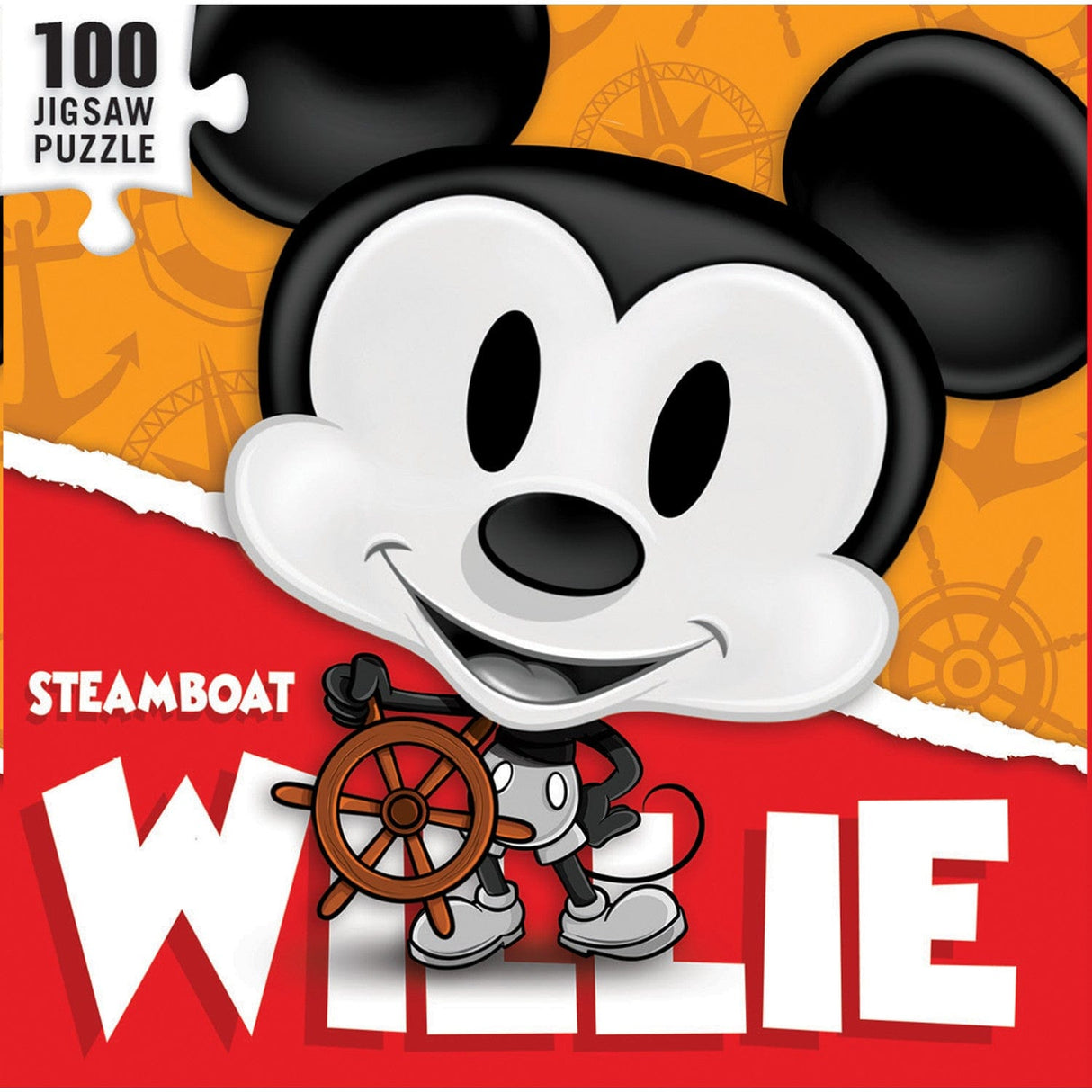 Steamboat Willie 100 Piece Jigsaw Puzzle