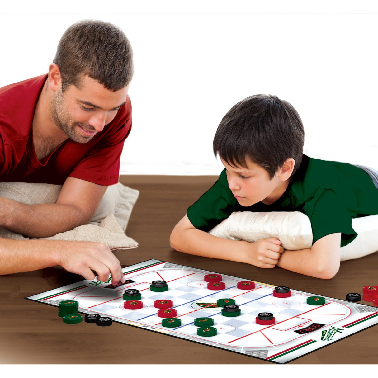 Minnesota Wild Checkers Board Game