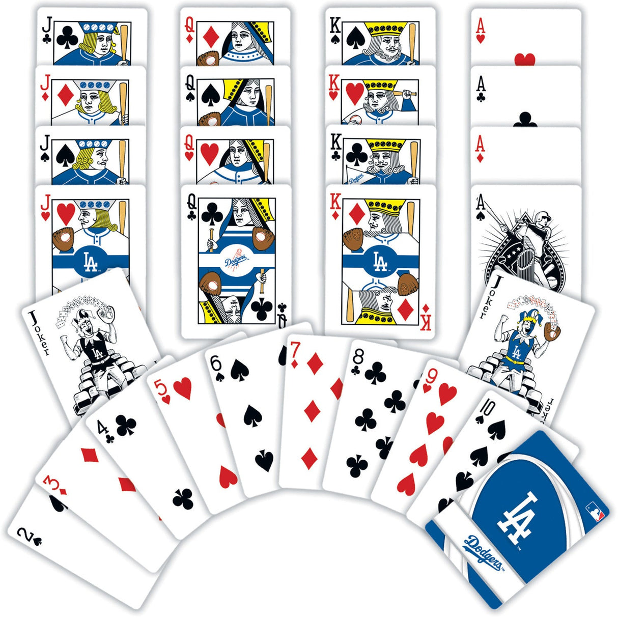 Los Angeles Dodgers Playing Cards - 54 Card Deck