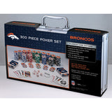 Denver Broncos 300 Piece Poker Set