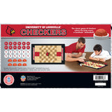 Louisville Cardinals Checkers Board Game