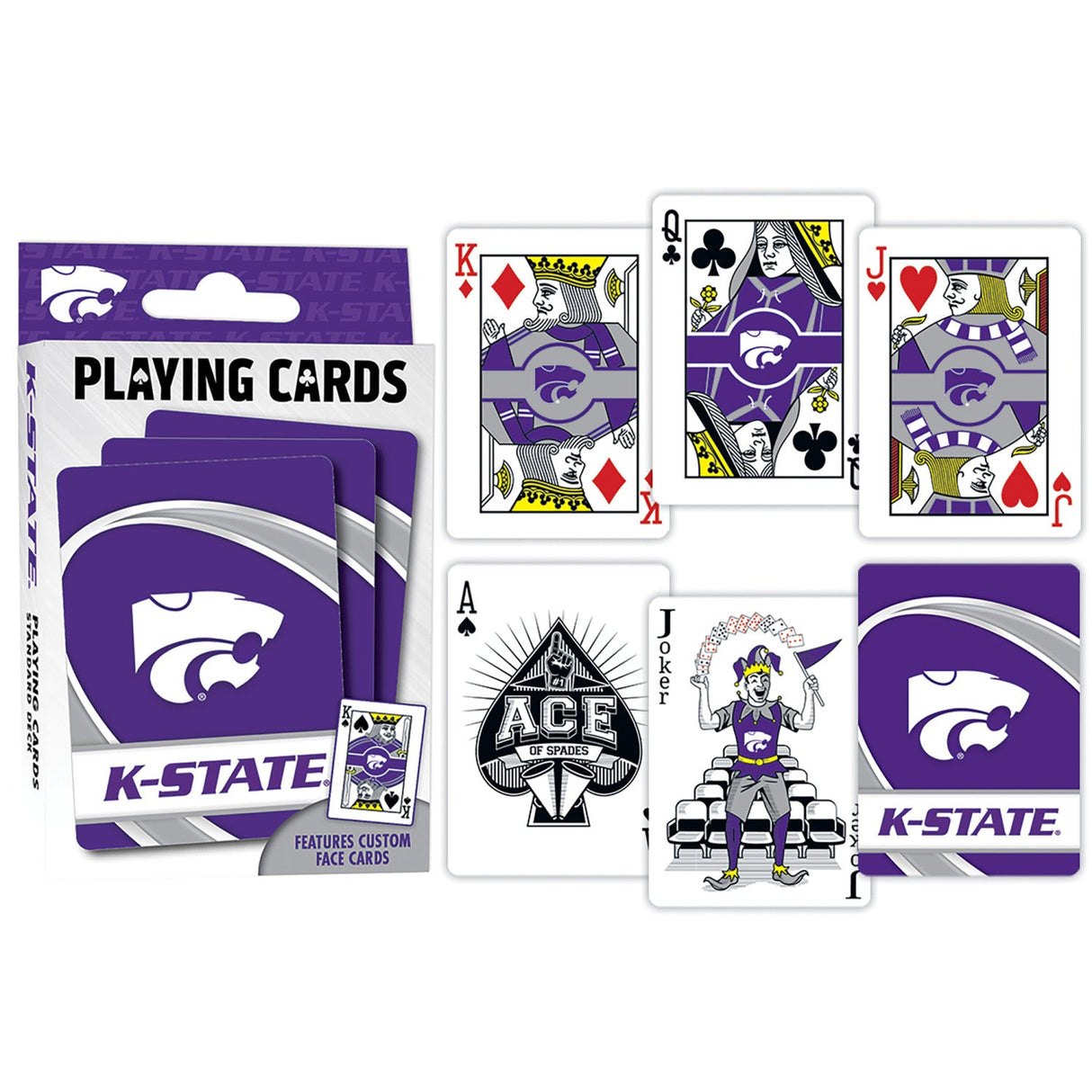 Kansas State Wildcats Playing Cards - 54 Card Deck