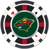 Minnesota Wild 100 Piece Poker Chips