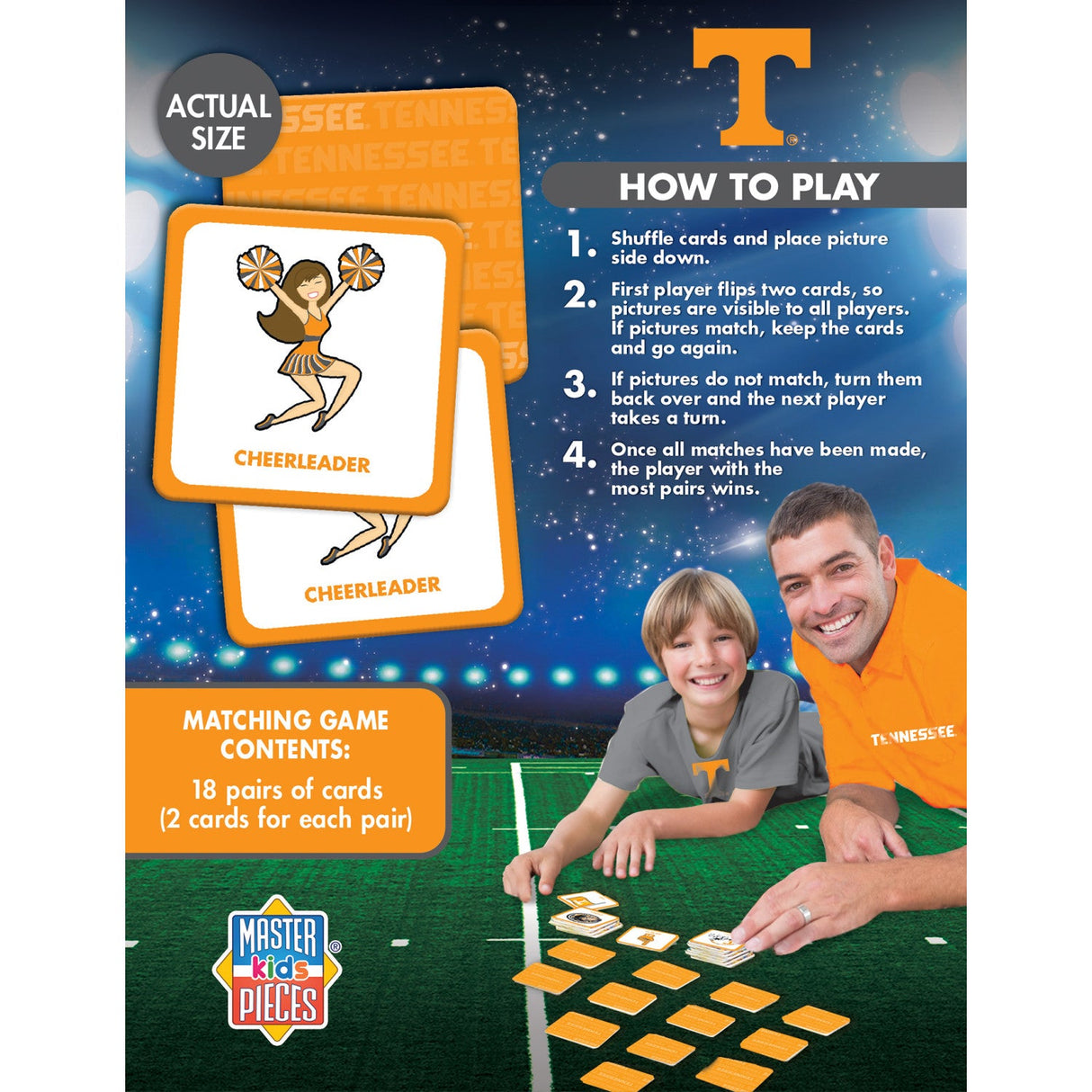 Tennessee Volunteers Matching Game