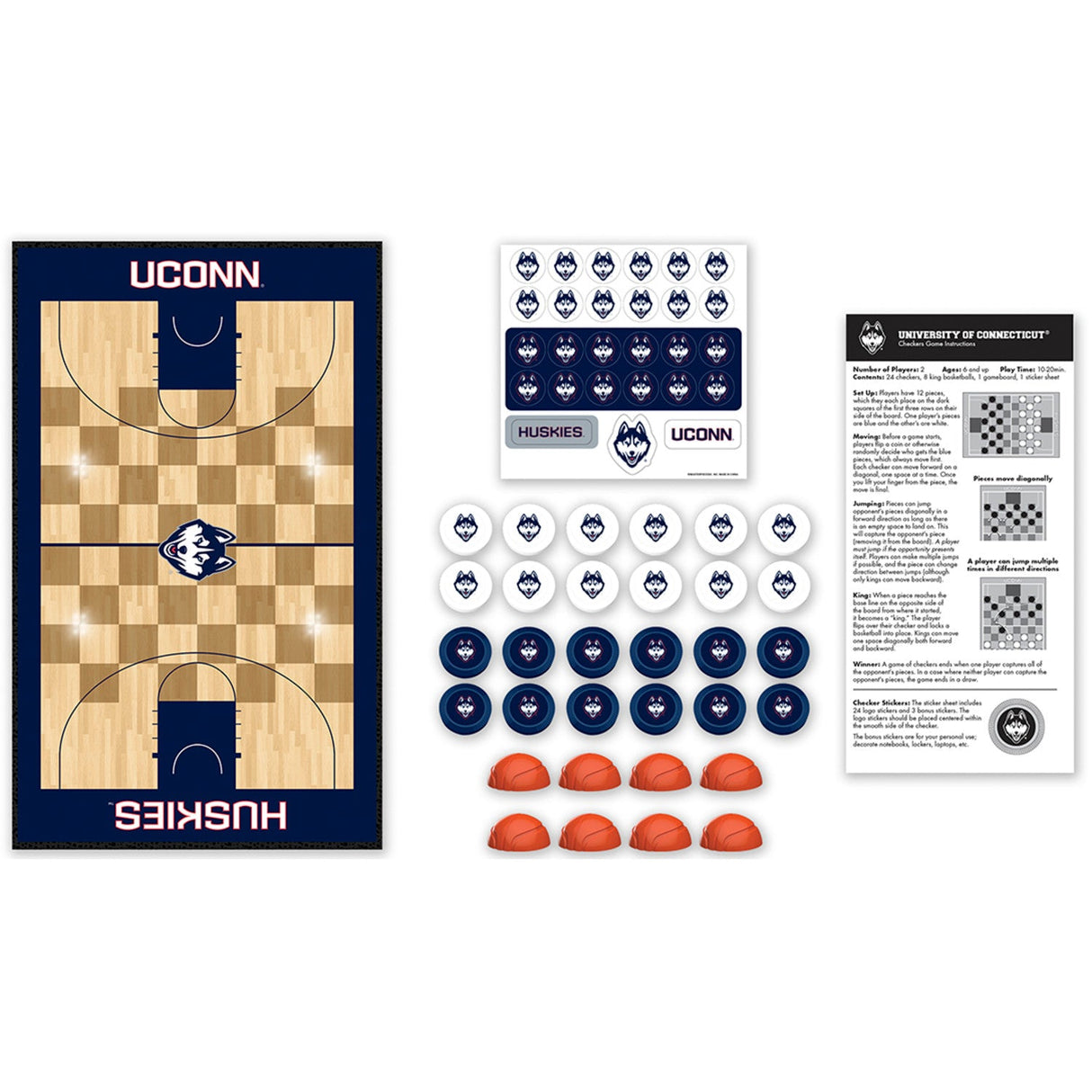 UCONN Huskies Checkers