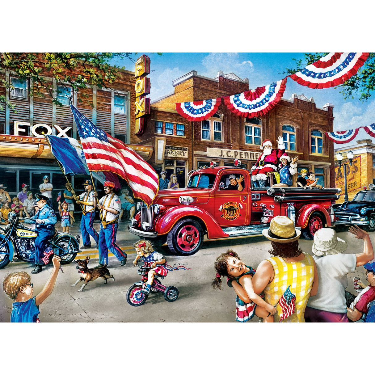 Hometown Heroes - Parade Day 1000 Piece Jigsaw Puzzle