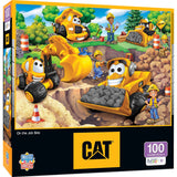 CAT - On the Job Site 100 Piece Jigsaw Puzzle