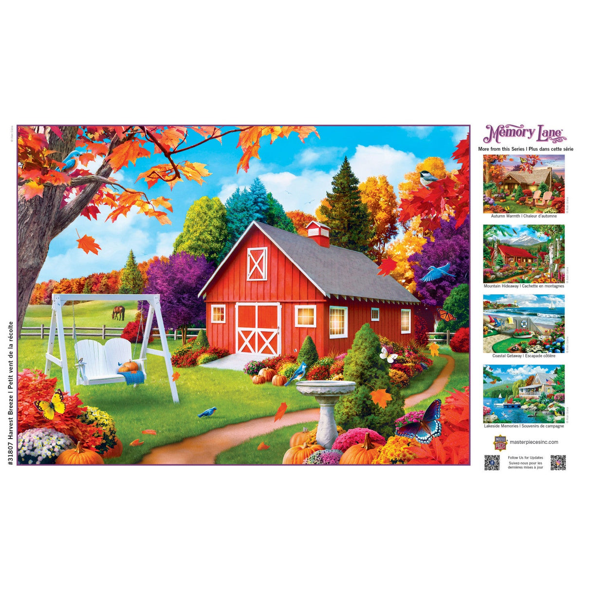 Memory Lane - Harvest Breeze 300 Piece EZ Grip Jigsaw Puzzle