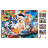 Playful Paws - Arts & Crafts 300 Piece EZ Grip Jigsaw Puzzle