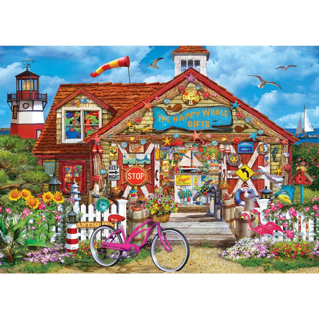 Greetings From New England - 500 Piece Jigsaw Puzzle