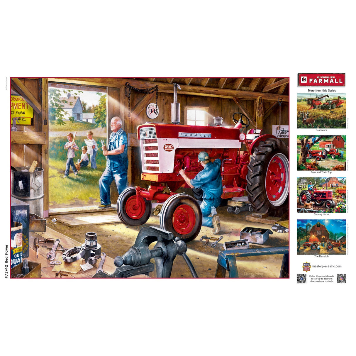 Farmall - Red Power 1000 Piece Jigsaw Puzzle