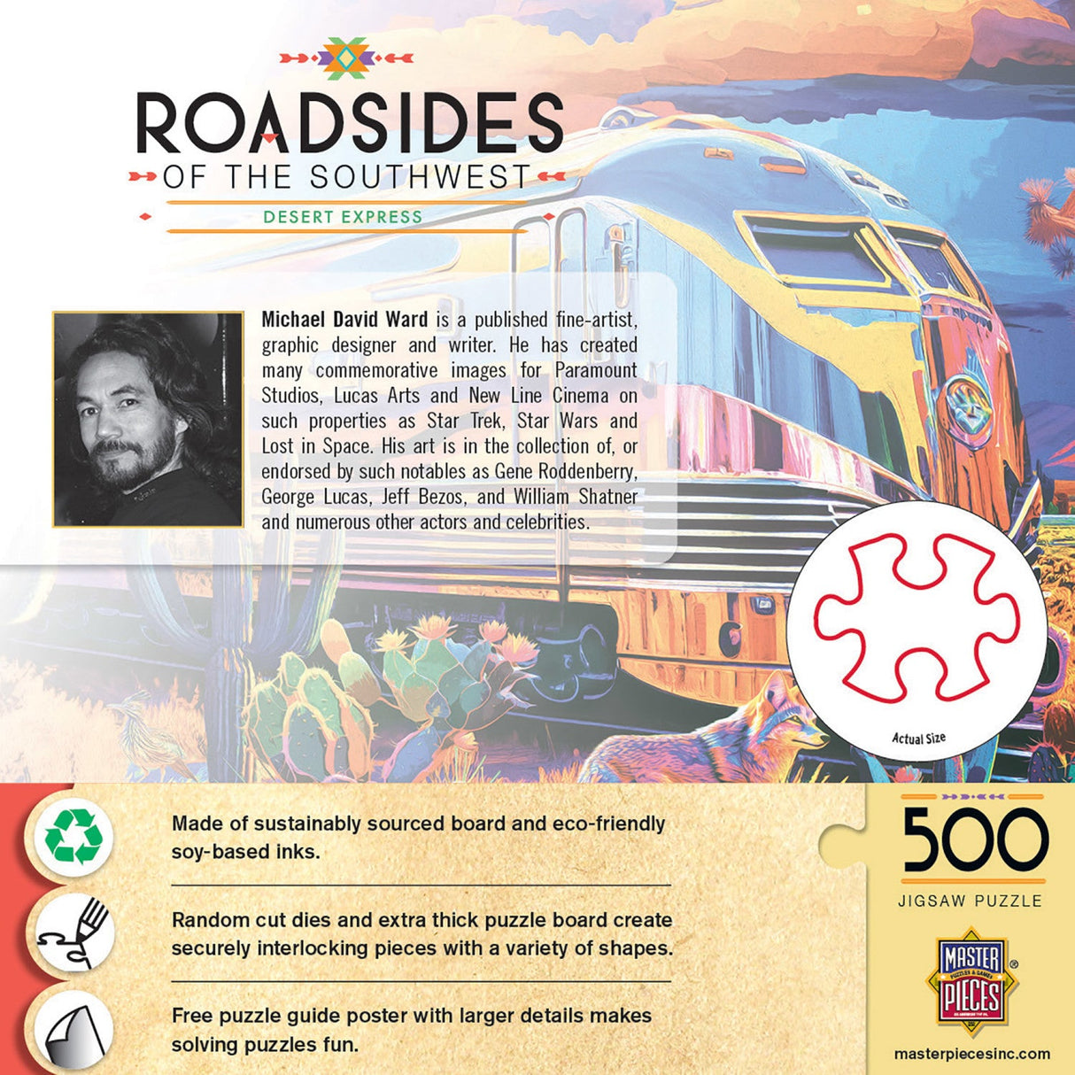 Roadsides of the Southwest - Desert Express 500 Piece Jigsaw Puzzle