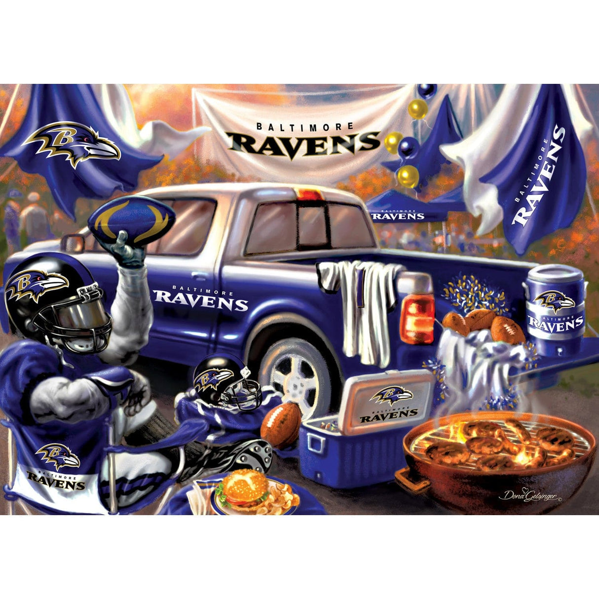 Baltimore Ravens - Gameday 1000 Piece Jigsaw Puzzle