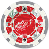 Detroit Red Wings 20 Piece Poker Chips