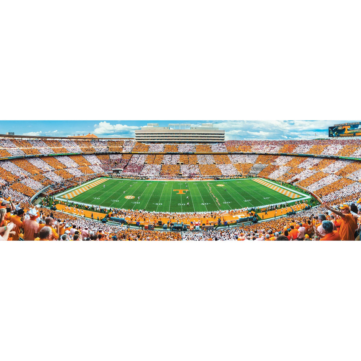 Tennessee Volunteers - 1000 Piece Panoramic Jigsaw Puzzle - Center View