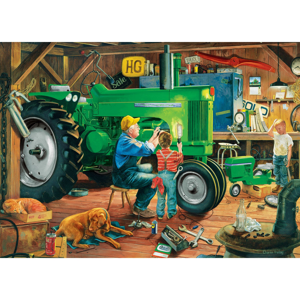 Farm & Country - The Restoration 1000 Piece Jigsaw Puzzle