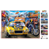 Cruisin' Route 66 - Main Street Muscle 1000 Piece Jigsaw Puzzle