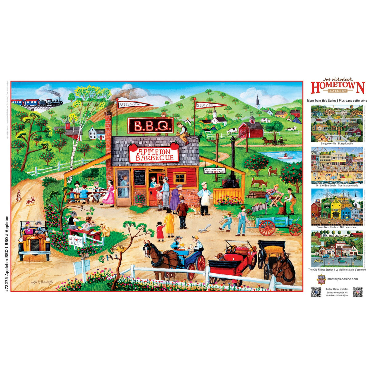 Hometown Gallery - Appleton BBQ 1000 Piece Jigsaw Puzzle