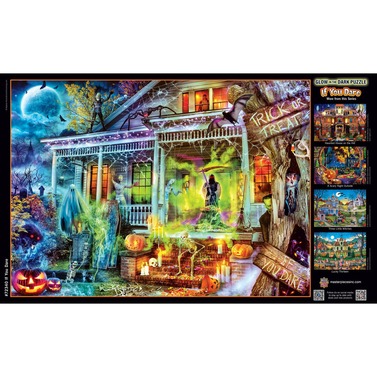 Glow in the Dark - If You Dare 1000 Piece Jigsaw Puzzle