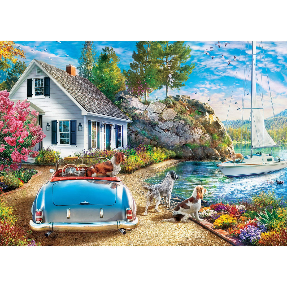 Country Escapes - Afternoon Escape 500 Piece Jigsaw Puzzle