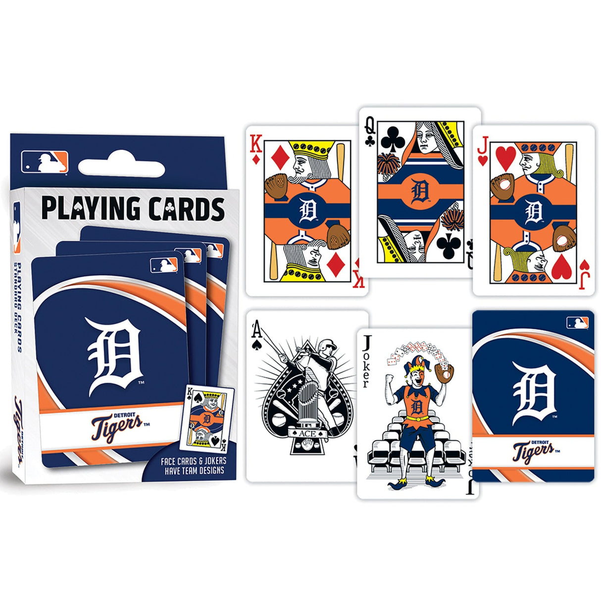 Detroit Tigers Playing Cards - 54 Card Deck