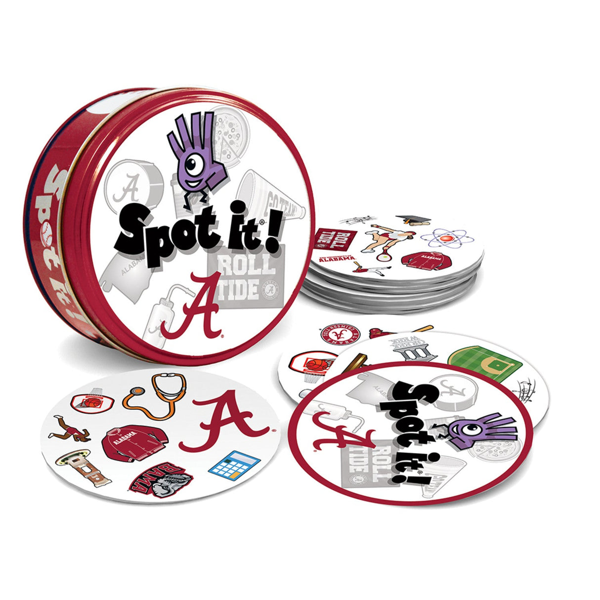 Alabama Crimson Tide Spot It! Card Game