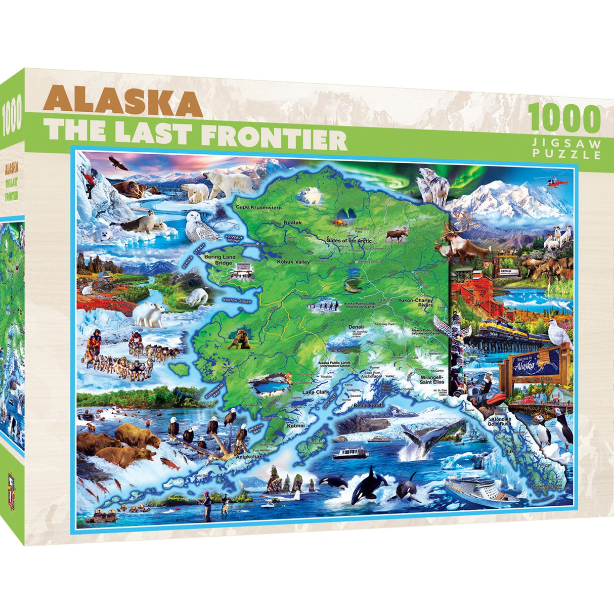 Alaska National Park 1000 Piece Jigsaw Puzzle