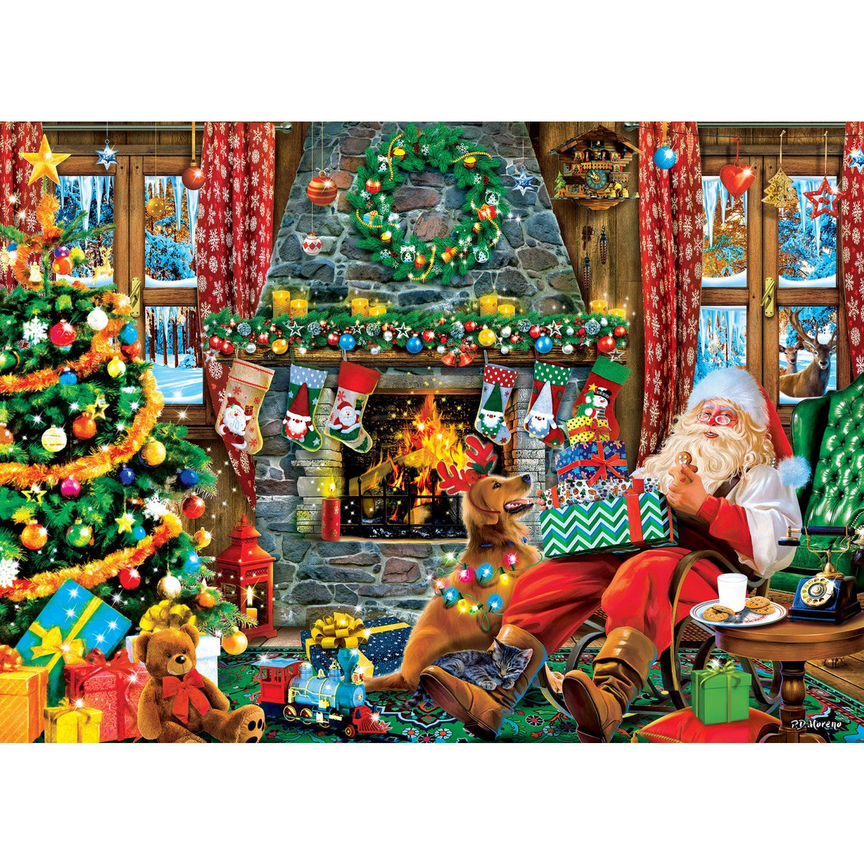 Seek & Find - Christmas Surprise 1000 Piece Jigsaw Puzzle