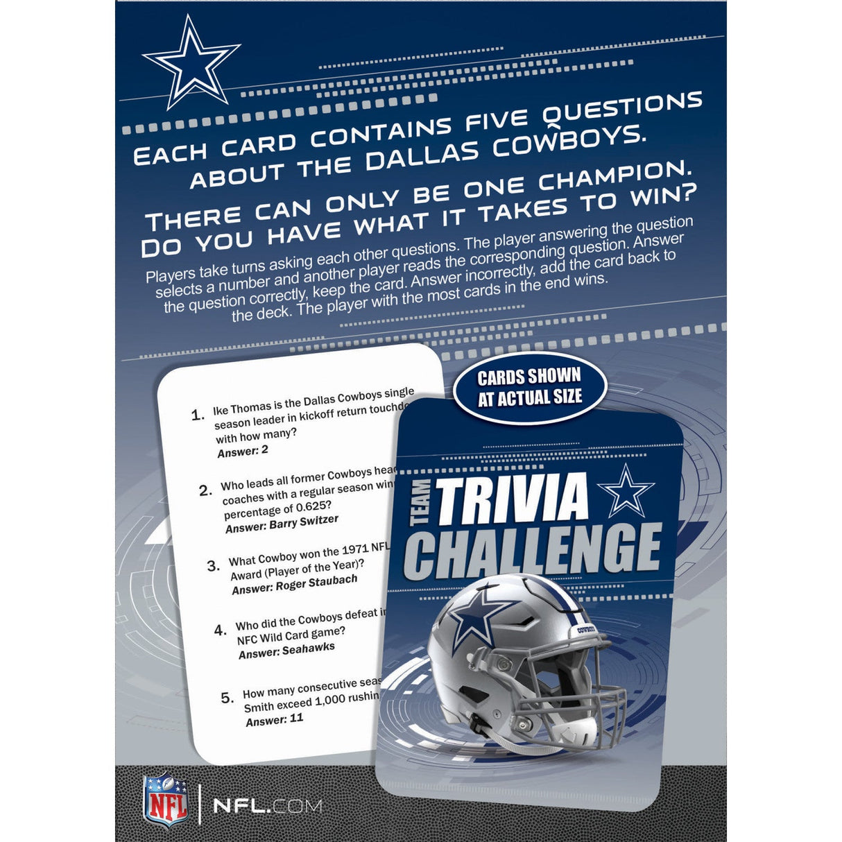 Dallas Cowboys Trivia Challenge