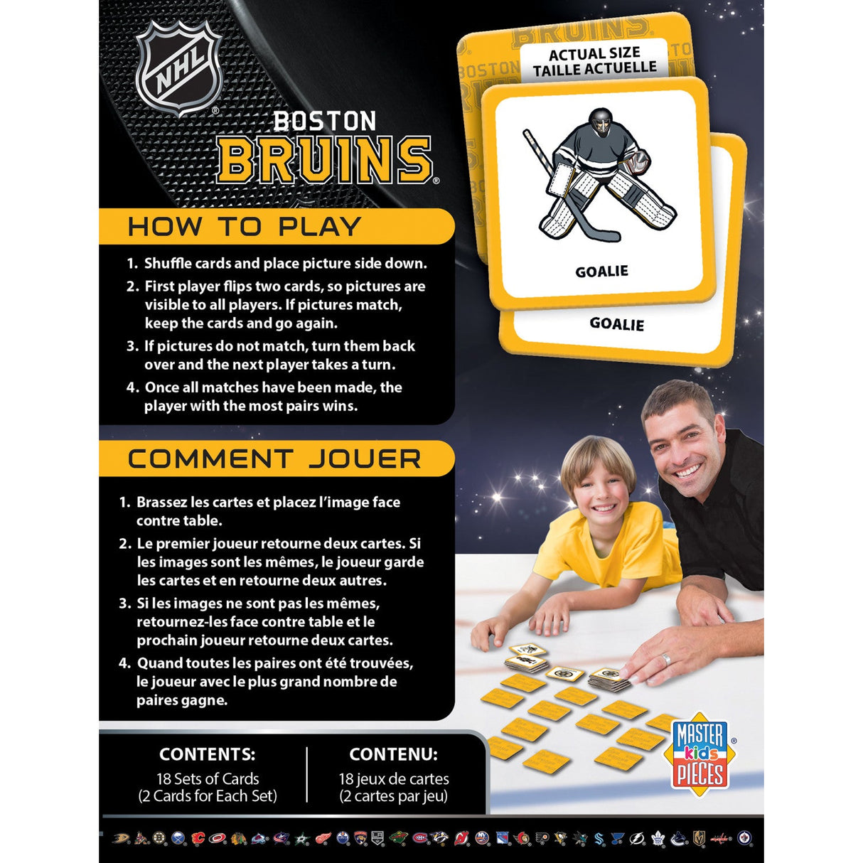 Boston Bruins Matching Game