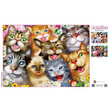 Selfies - Purrfect Portraits 500 Piece Jigsaw Puzzle